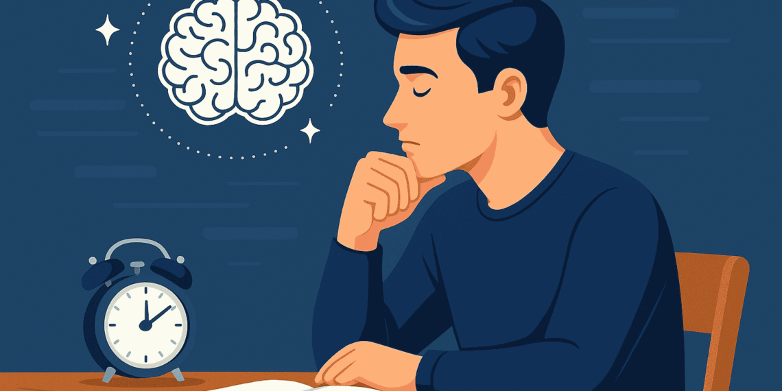 Illustration symbolizing the concept of self-discipline through mental clarity and control WhatIsAndHowTo.com